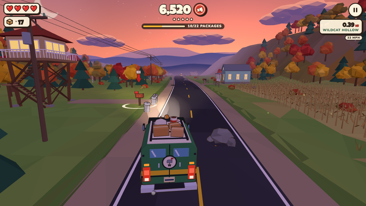 Screenshot of the generated game “Coach Kim's Delivery Dash”